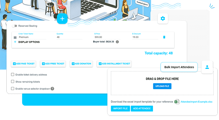 Seamless Registration and Ticketing Integration